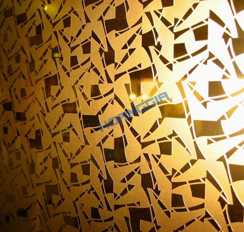 Mẫu INox HOA VĂN VÀNG 